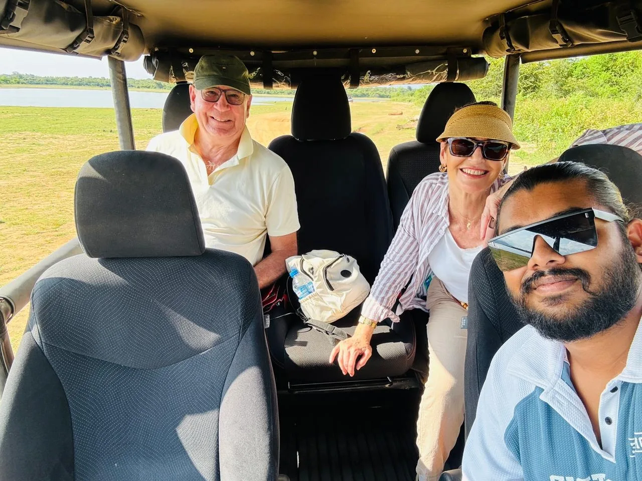 On safari with Adhi in a national park